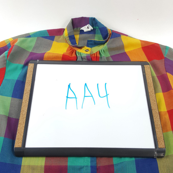 John Weitz Checkered Long Sleeve Cotton Polyester - Picture 7 of 7